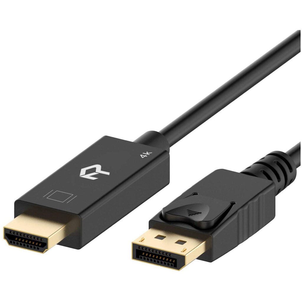 DisplayPort DP To HDMI Cable 4K Resolution Ready 6 Feet 1024x1024 