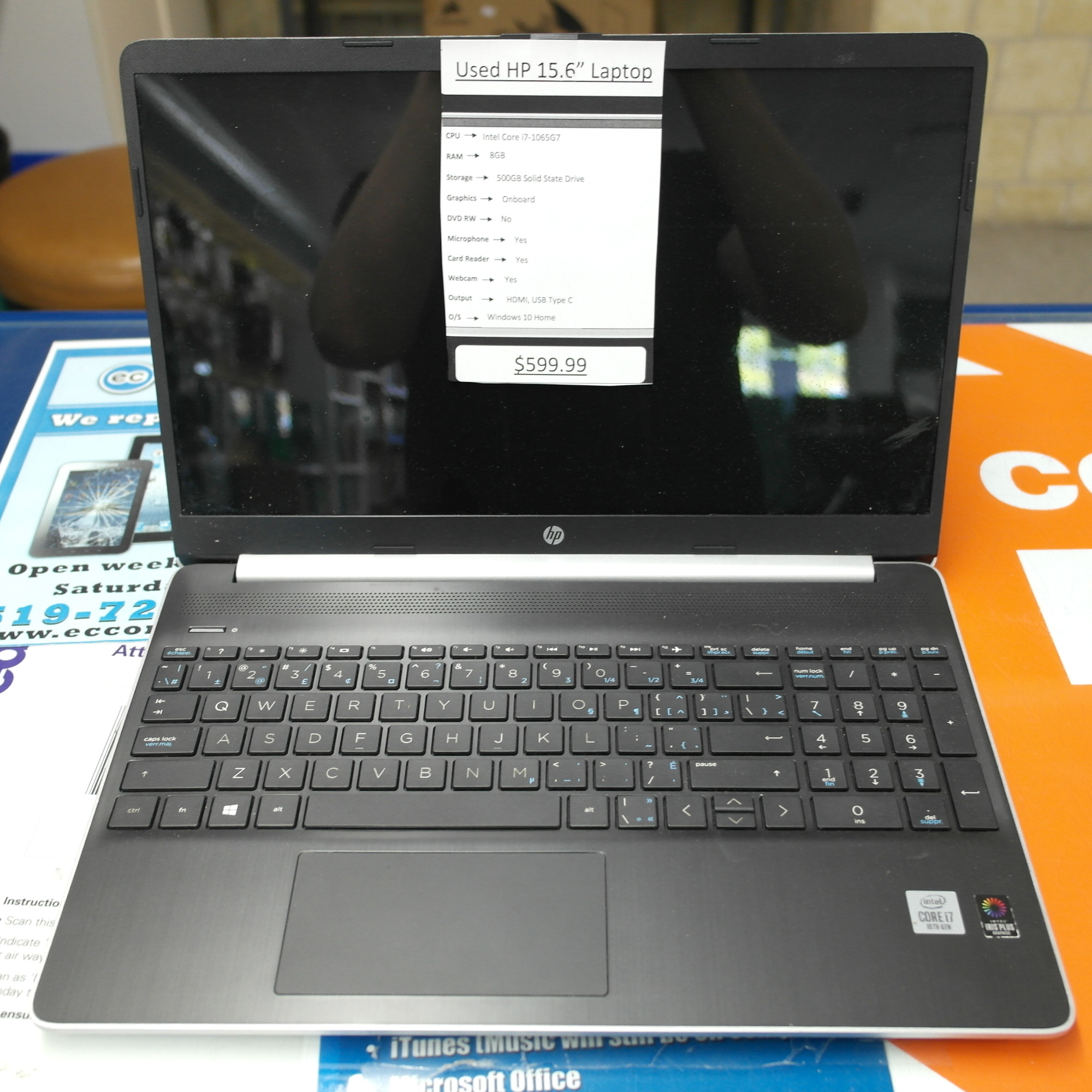 laptop hp intel core i7